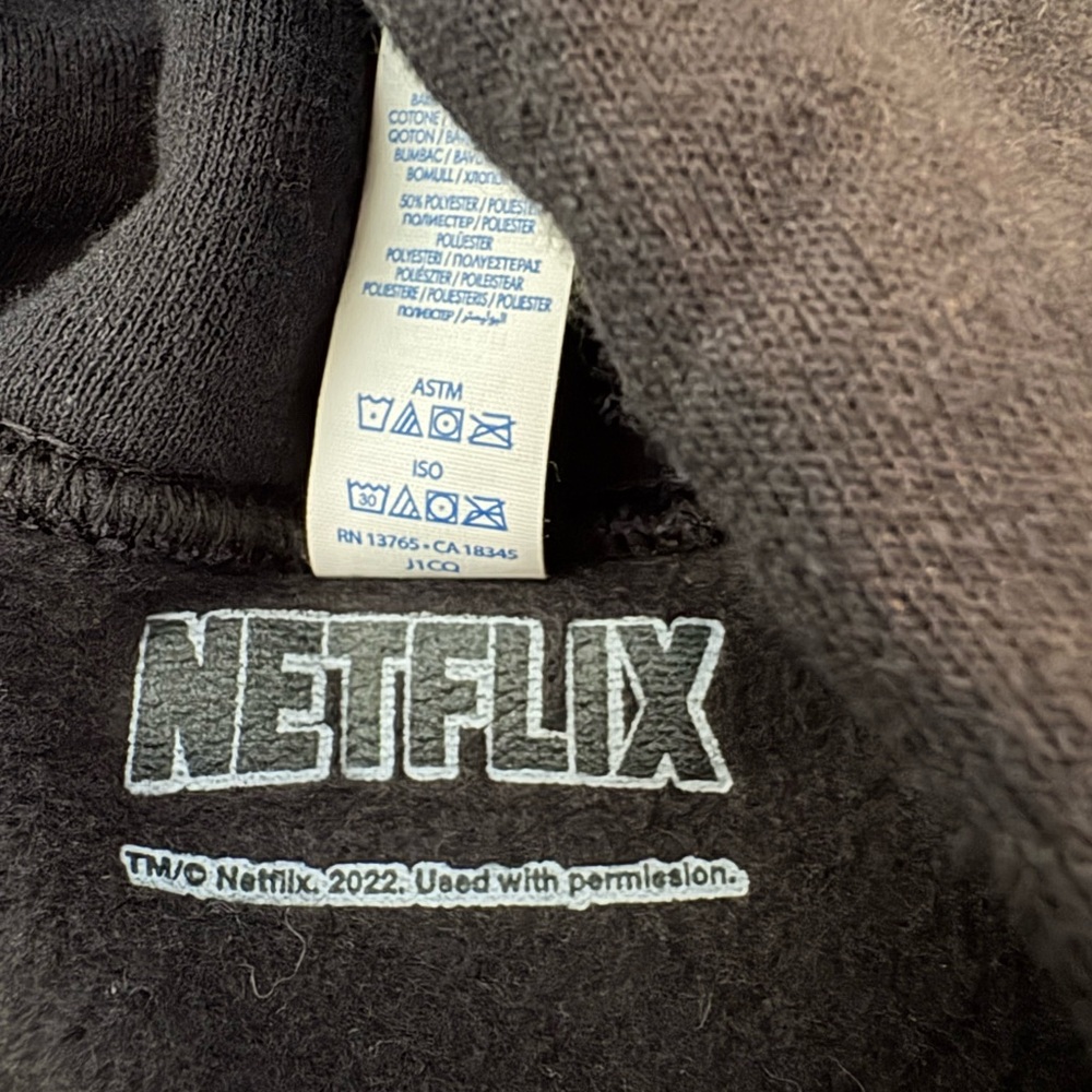 Netflix Jerzee Stranger Things Hellfire Club Blac… - image 6